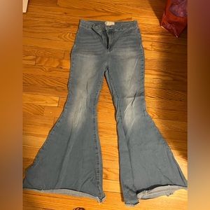 Free People Just float on flare pants